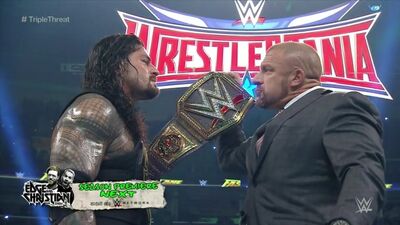 Brock Lesnar vs. Dean Ambrose vs. Roman Reigns - FastLane 2016