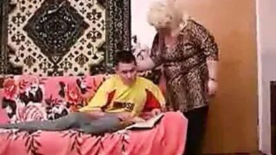Old Mom and NOT her Step Son